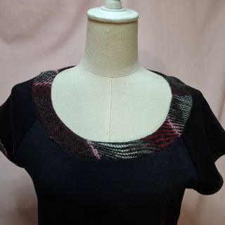 Vestido negro Dosis combinado