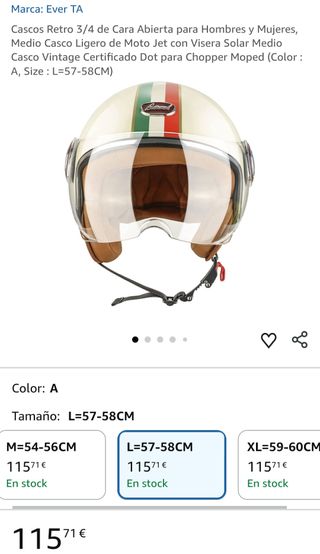 Casco Retro Vintage Italia