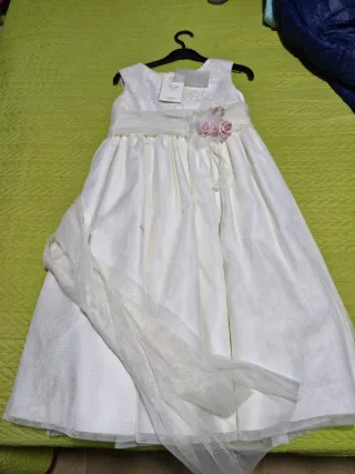 Vestido Comunión Niña Blanco