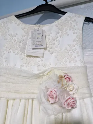 Vestido Comunión Niña Blanco