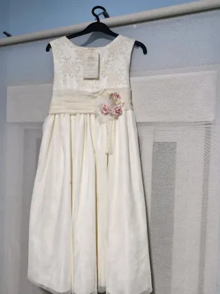 Vestido Comunión Niña Blanco