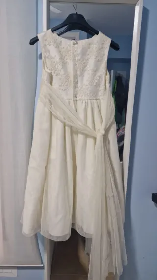 Vestido Comunión Niña Blanco