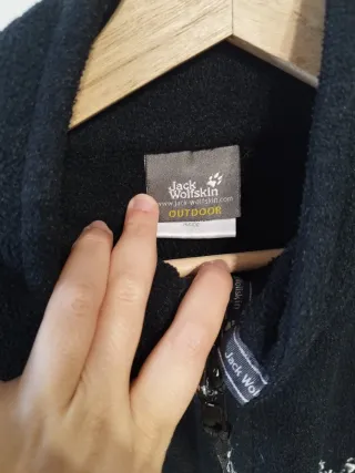 Chaqueta Polar Jack Wolfskin Hombre XXL Negra