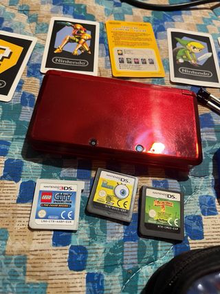 Nintendo 3DS Rossa Bundle Completo + Accessori