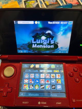 Nintendo 3DS Rossa Bundle Completo + Accessori