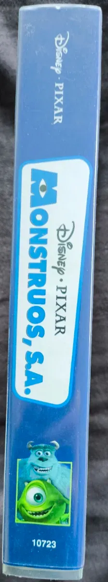 Película VHS Monstruos S.A. Disney Pixar