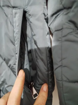 Abrigo acolchado verde