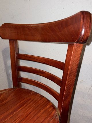 Sedie vintage in legno