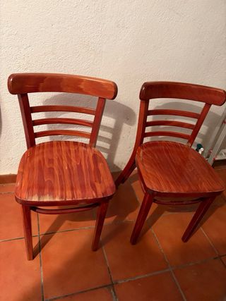 Sedie vintage in legno