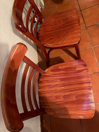 Sedie vintage in legno