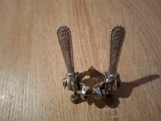 Palancas Cambio Triplex Patente Vintage Aluminio