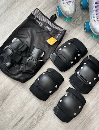 Patins Quad Beverly Flamingueo Prateado Roxo