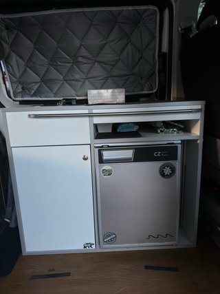 Mueble Camper Fregadero y Nevera