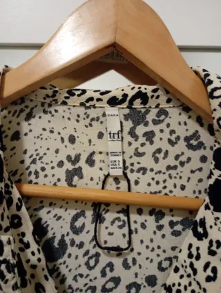 Blusa Zara Animal Print Talla S