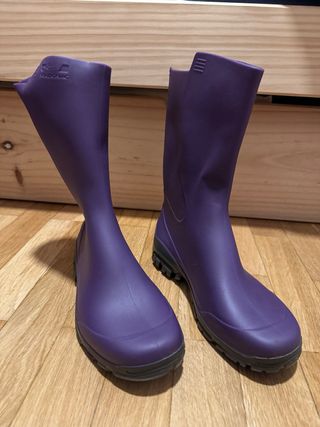 Botas de agua Decathlon color lila. Talla 37/38