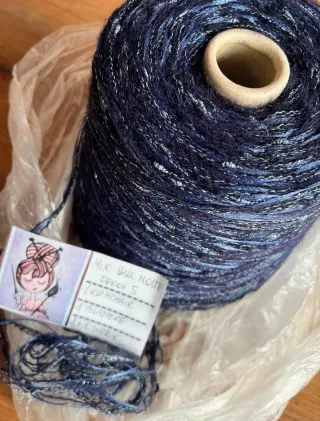 Filato Lanart Mix Blu Notte Kid Mohair