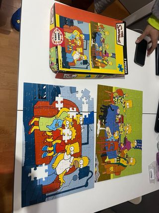 Puzzles Disney Aladdin y Simpsons