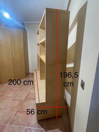 Estantería modular de madera