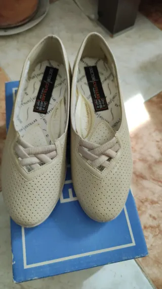 Zapatos confort Dr. Cutillas beige 35/36