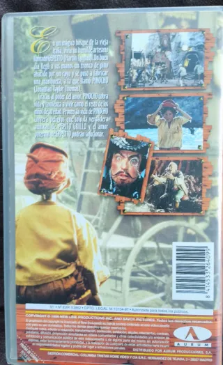VHS Pinocho La Leyenda