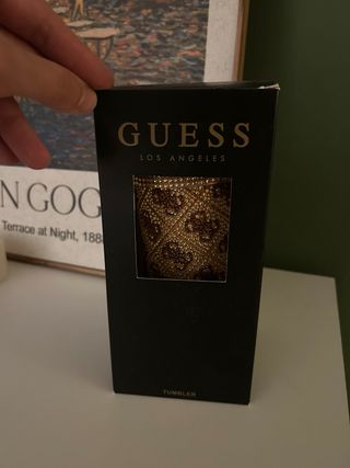 Vaso GUESS Dorado Swarovski