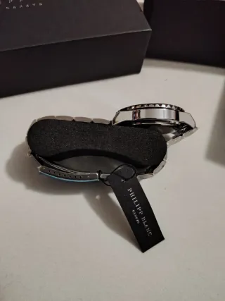 Orologio Philipp Blanc Uomo Argento Blu