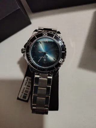 Orologio Philipp Blanc Uomo Argento Blu