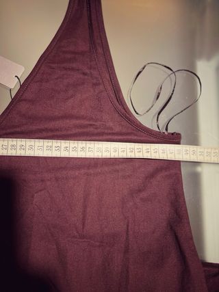 Vestido largo marrón