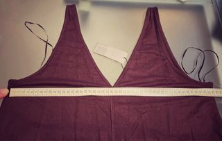 Vestido largo marrón