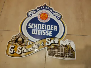 Cartelli smaltati birra: Mc Chouffe, Heineken, etc