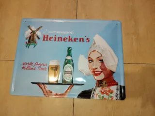 Cartelli smaltati birra: Mc Chouffe, Heineken, etc