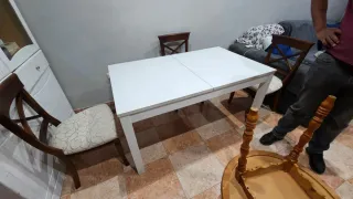 Mesa de comedor extensible madera