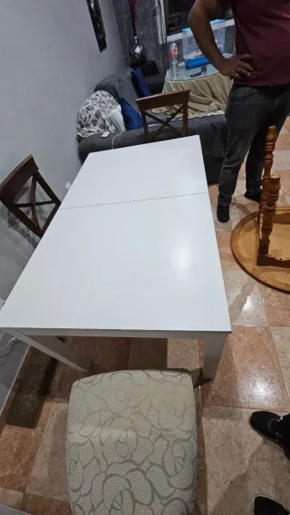 Mesa de comedor extensible madera