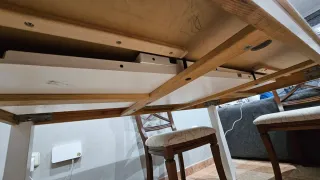 Mesa de comedor extensible madera