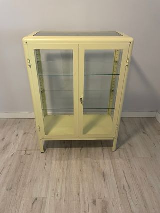 Mueble Almacenaje Metal Amarillo