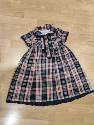 Vestido niña cuadros 4 años