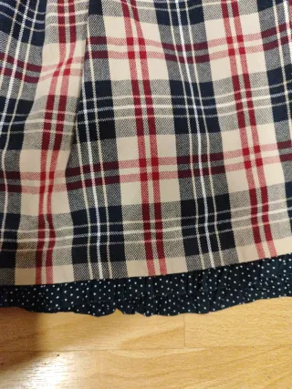 Vestido niña cuadros 4 años