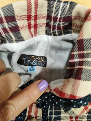 Vestido niña cuadros 4 años
