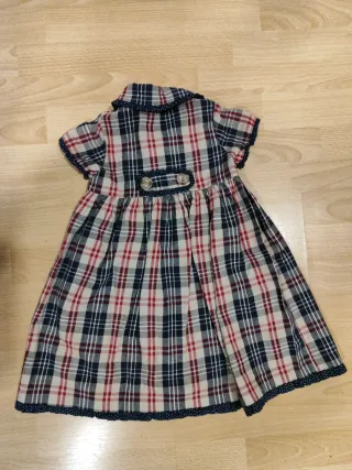 Vestido niña cuadros 4 años