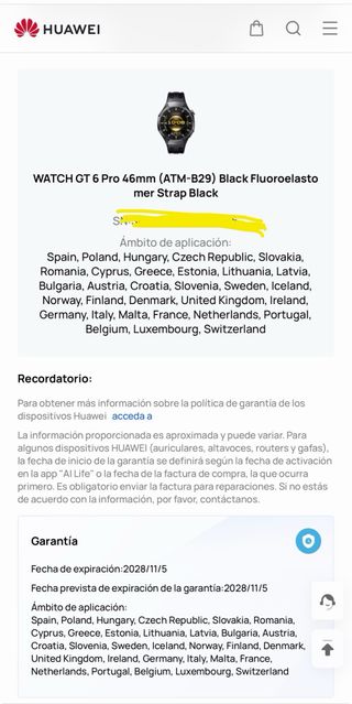 Huawei GT 6 Pro 46mm Nero (ATM-B29)