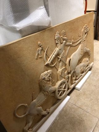 Relieve de pared en resina