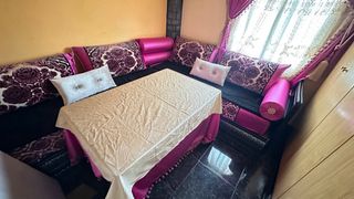 Sofá Marroquí Rosa y Morado