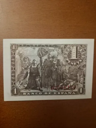 Billete 1 Peseta Banco de España 1943