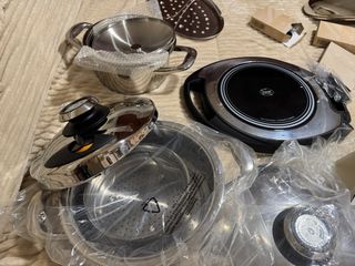 Conjunto Ollas AMC PREMIUM SYSTEM SIN USO