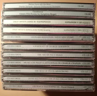 Lote Música y Cine (11 CDs)
