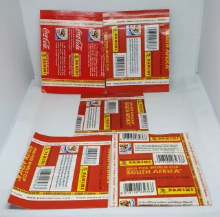 ⚽️ 5 SOBRES PANINI MUNDIAL SUDAFRICA 2010 DIFERENT