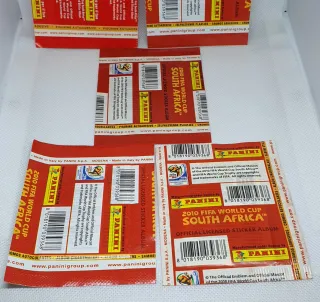 ⚽️ 5 SOBRES PANINI MUNDIAL SUDAFRICA 2010 DIFERENT