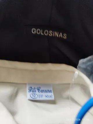 Traje comunión T.9. Almirante.