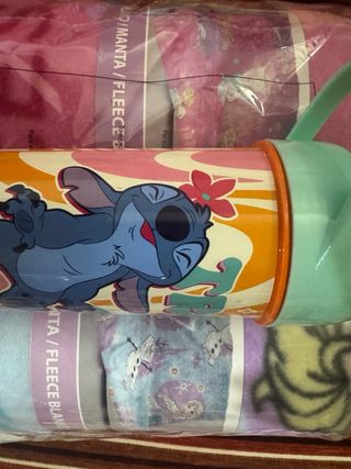 Set bimba Disney Stitch coperta e bicchiere