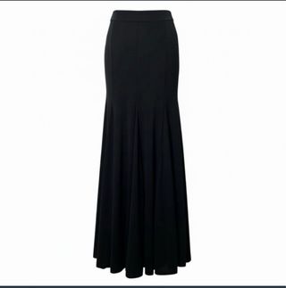 Falda larga negra para Ensayo de Flamenco